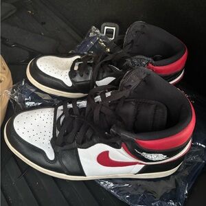 Jordan Black Interior High-Top Sneaker